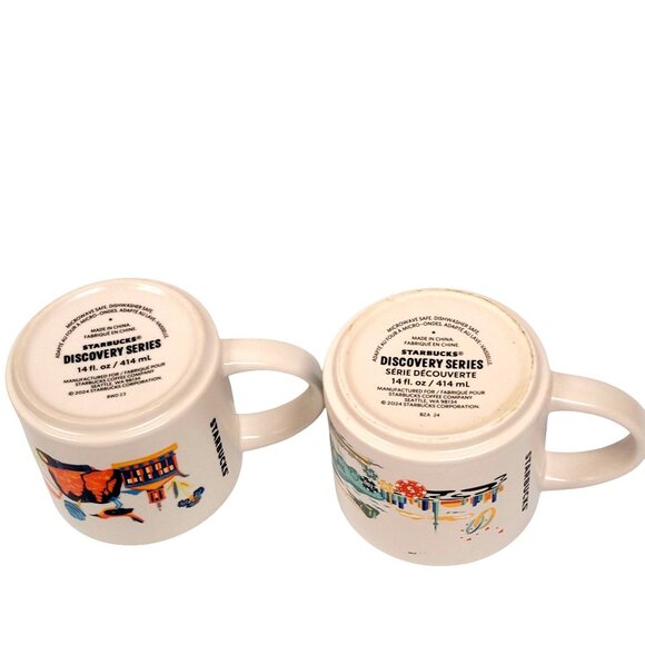 Starbucks Discovery Series Lot 2 Tennessee 2024 Niagara Falls 2024 Mugs 14 oz - Picture 5 of 7